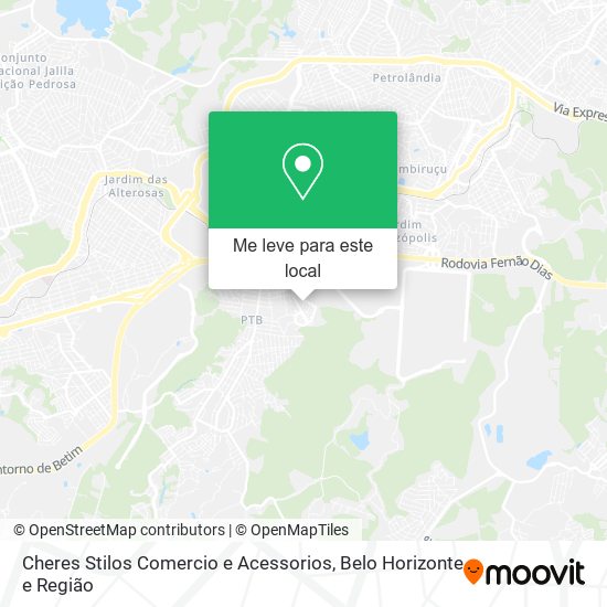 Cheres Stilos Comercio e Acessorios mapa