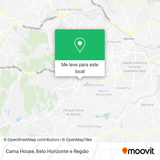 Cama House mapa