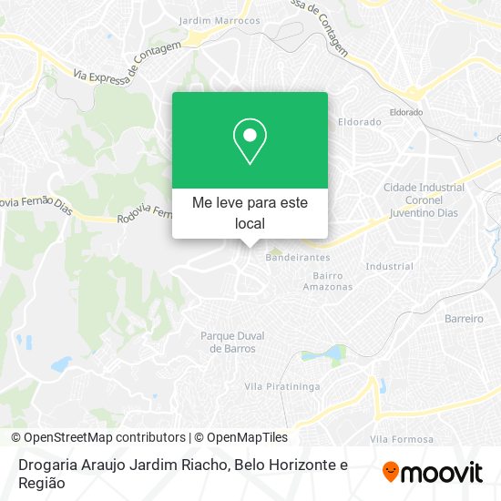 Drogaria Araujo Jardim Riacho mapa