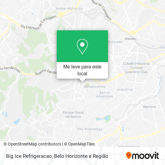 Big Ice Refrigeracao mapa