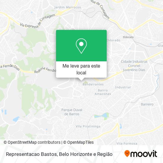 Representacao Bastos mapa