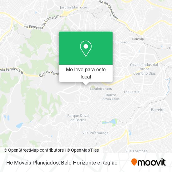 Hc Moveis Planejados mapa