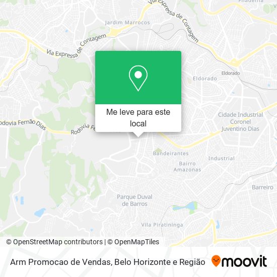 Arm Promocao de Vendas mapa