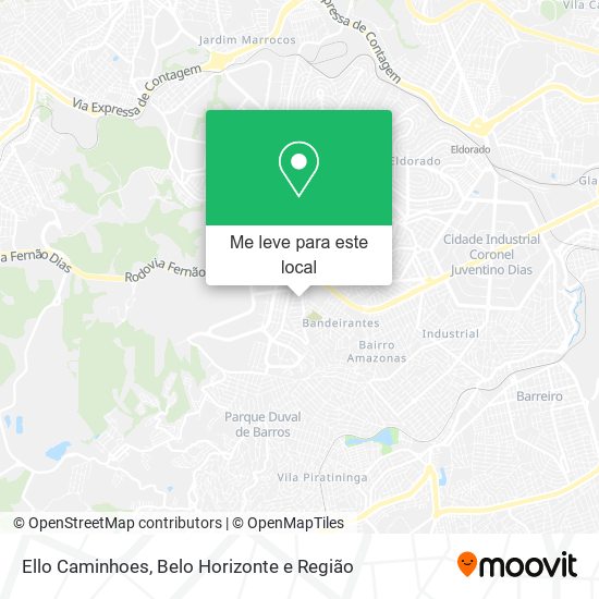 Ello Caminhoes mapa
