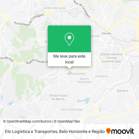Elo Logistica e Transportes mapa