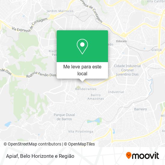 Apiaf mapa