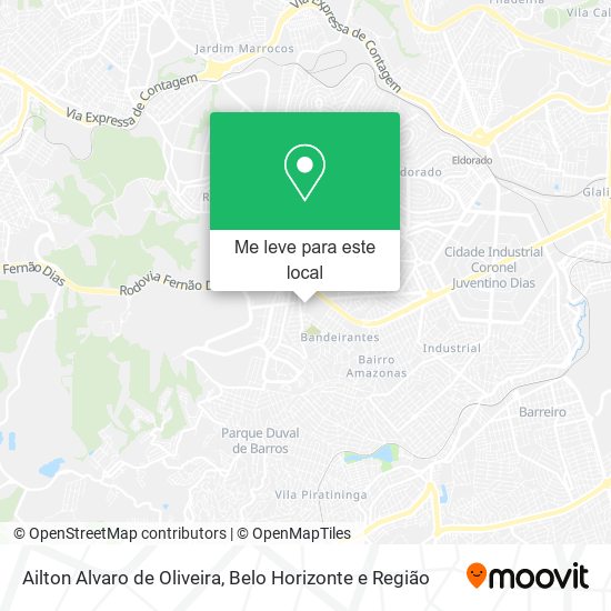 Ailton Alvaro de Oliveira mapa