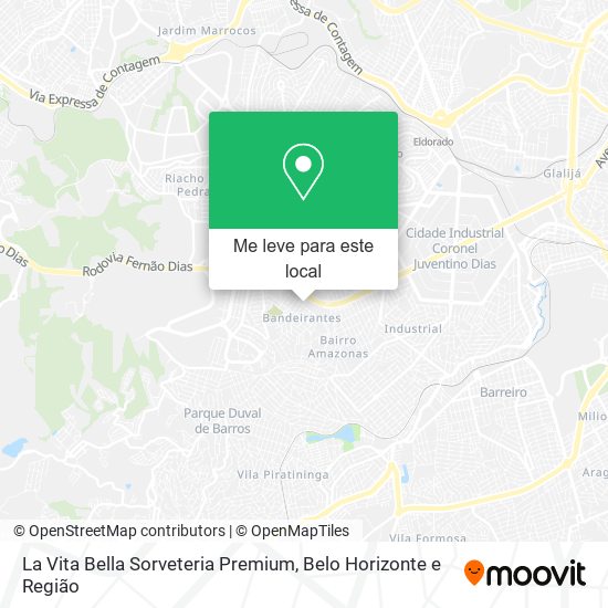 La Vita Bella Sorveteria Premium mapa