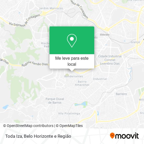 Toda Iza mapa