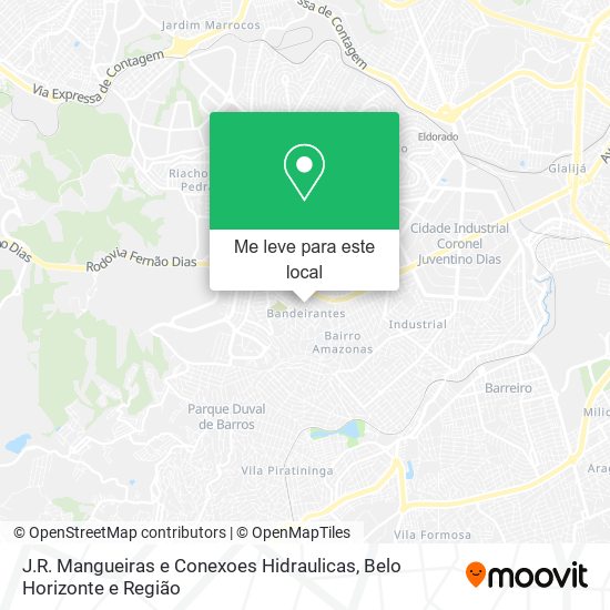 J.R. Mangueiras e Conexoes Hidraulicas mapa