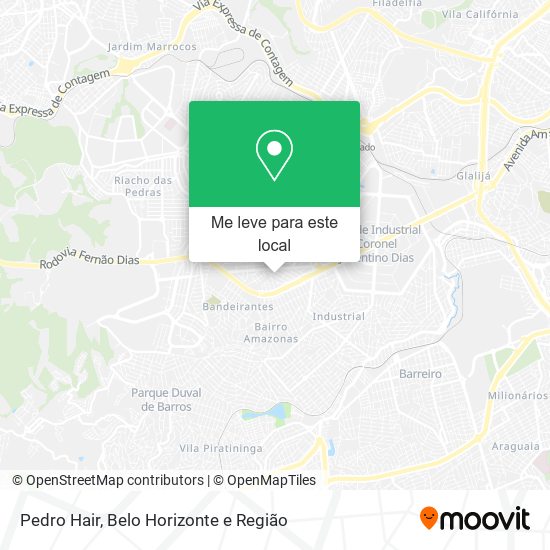 Pedro Hair mapa