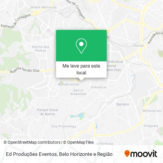 Ed Produções Eventos mapa
