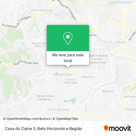 Casa do Came 5 mapa