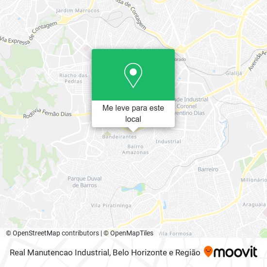 Real Manutencao Industrial mapa