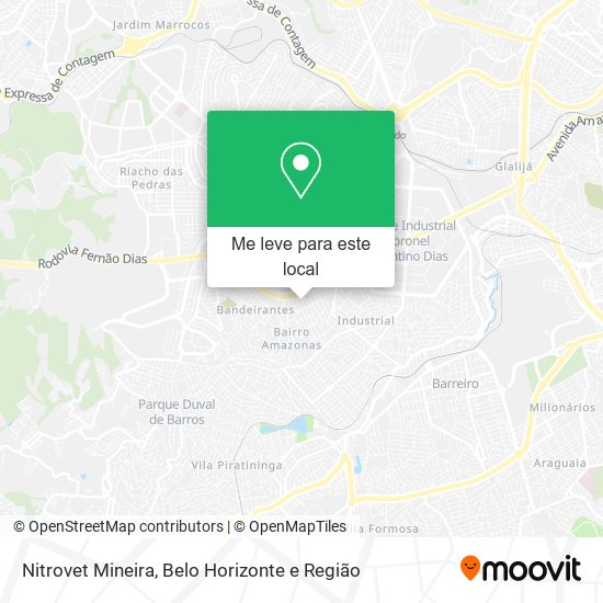 Nitrovet Mineira mapa