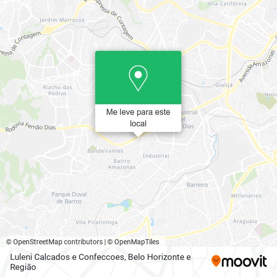 Luleni Calcados e Confeccoes mapa