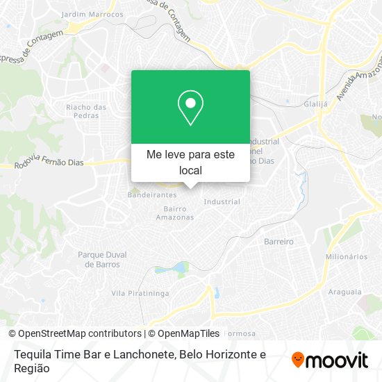 Tequila Time Bar e Lanchonete mapa