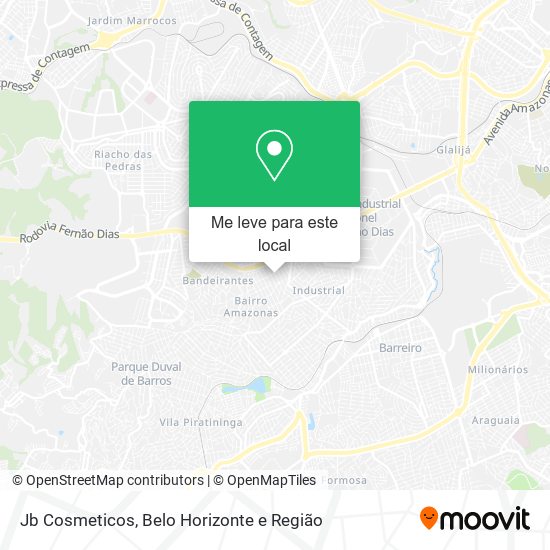 Jb Cosmeticos mapa