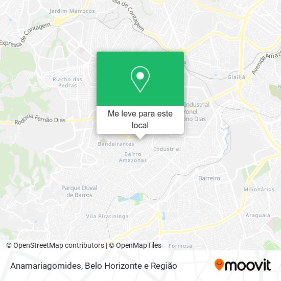 Anamariagomides mapa