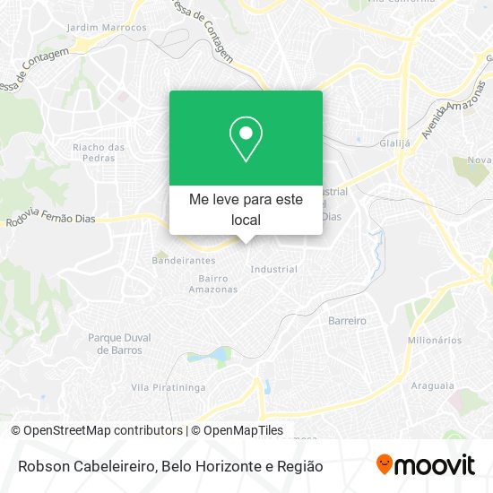 Robson Cabeleireiro mapa