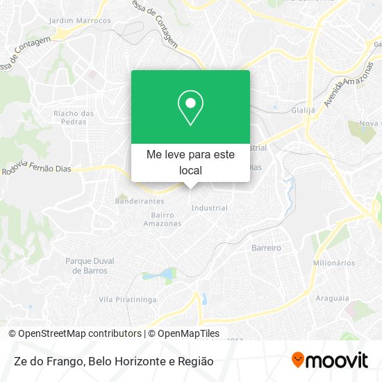 Ze do Frango mapa