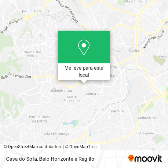 Casa do Sofa mapa