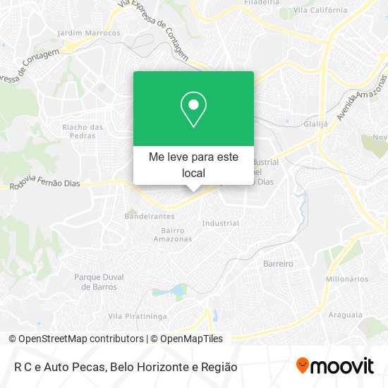 R C e Auto Pecas mapa