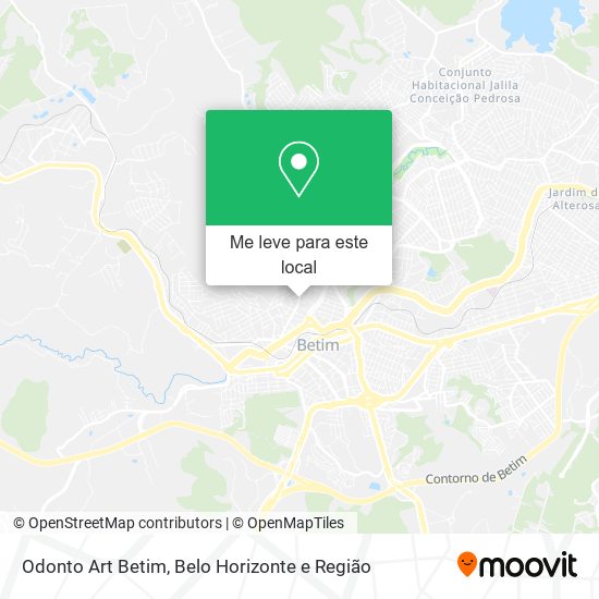Odonto Art Betim mapa