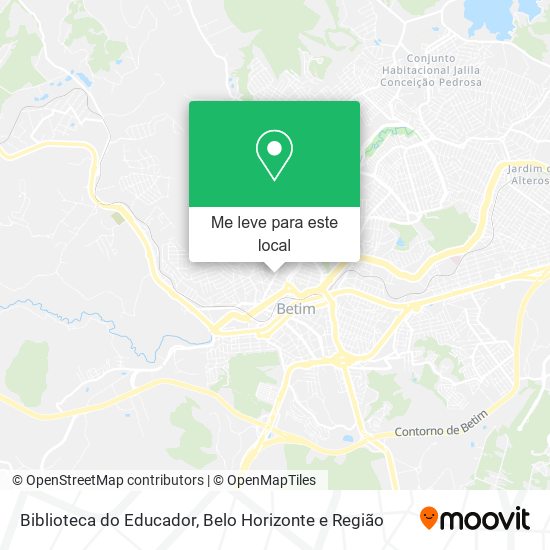 Biblioteca do Educador mapa