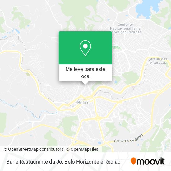 Bar e Restaurante da Jô mapa
