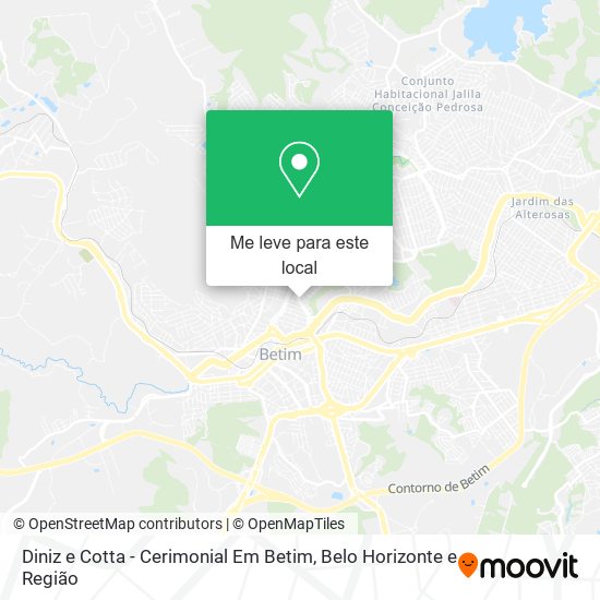 Diniz e Cotta - Cerimonial Em Betim mapa