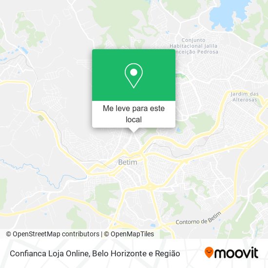 Confianca Loja Online mapa