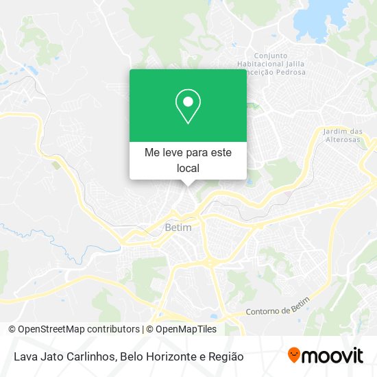 Lava Jato Carlinhos mapa