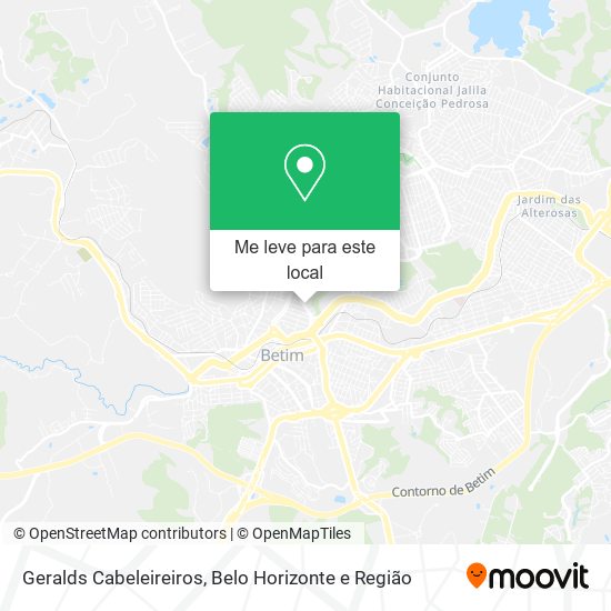 Geralds Cabeleireiros mapa