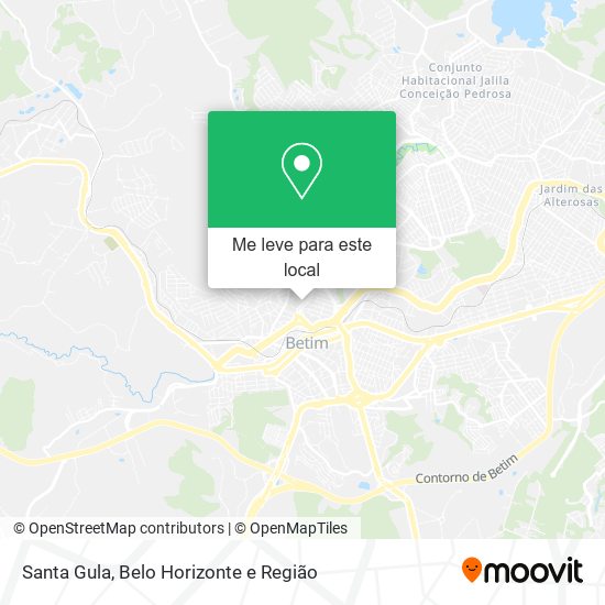 Santa Gula mapa