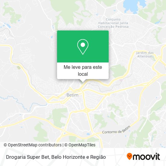 Drogaria Super Bet mapa