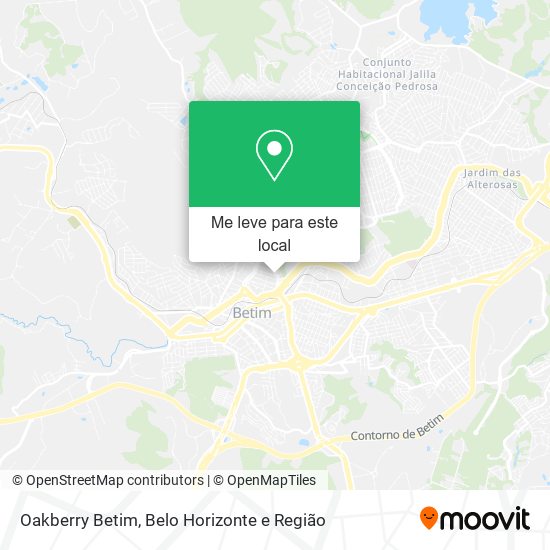Oakberry Betim mapa