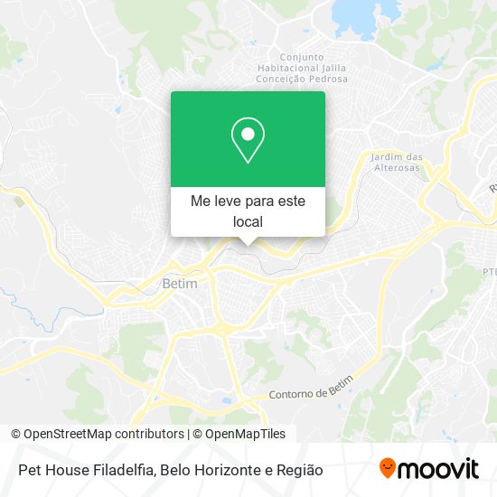 Pet House Filadelfia mapa