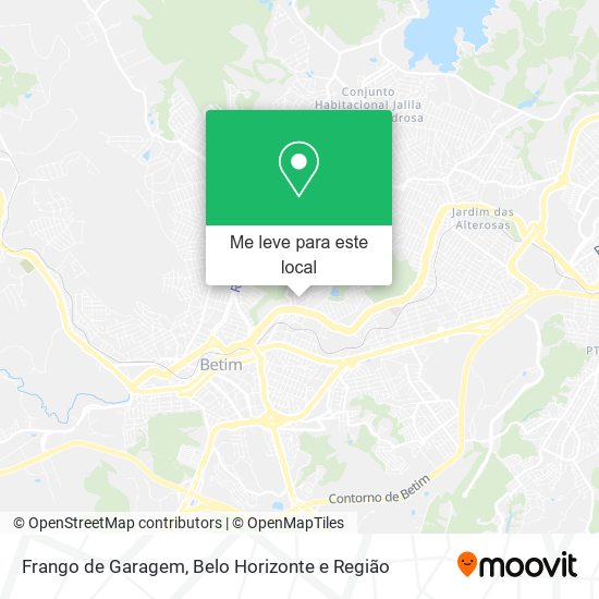 Frango de Garagem mapa
