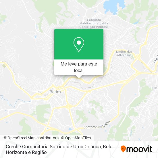 Creche Comunitaria Sorriso de Uma Crianca mapa