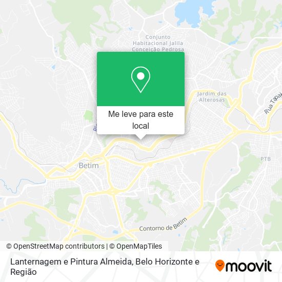 Lanternagem e Pintura Almeida mapa