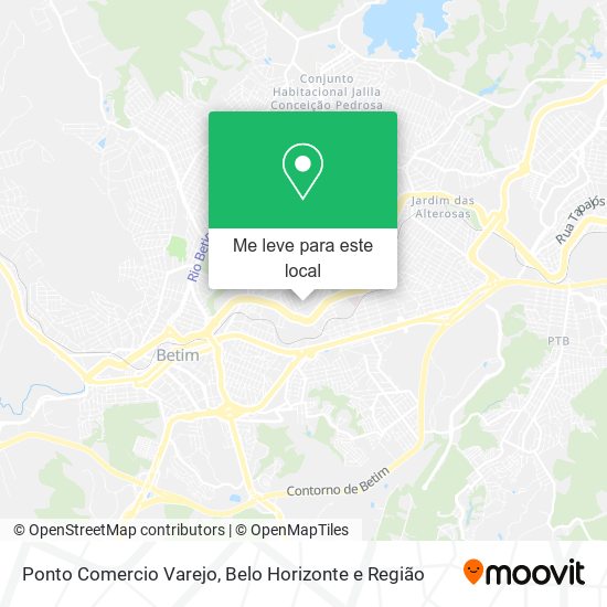 Ponto Comercio Varejo mapa