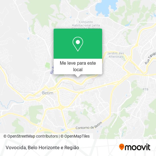 Vovocida mapa