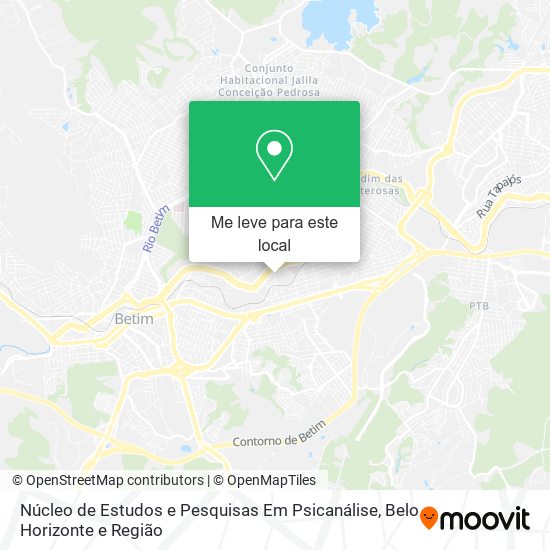 Núcleo de Estudos e Pesquisas Em Psicanálise mapa