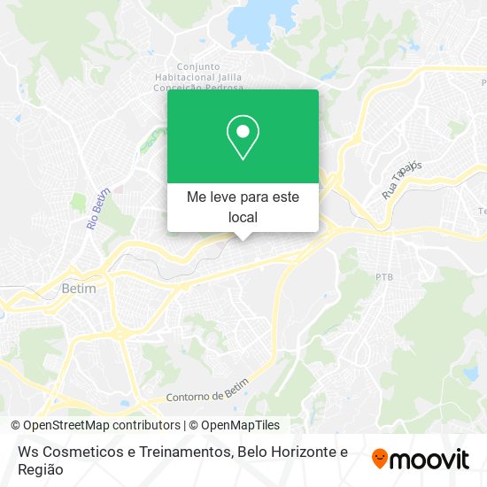 Ws Cosmeticos e Treinamentos mapa