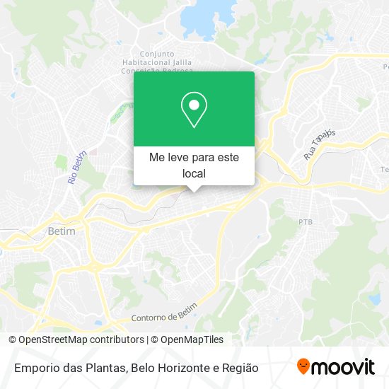 Emporio das Plantas mapa