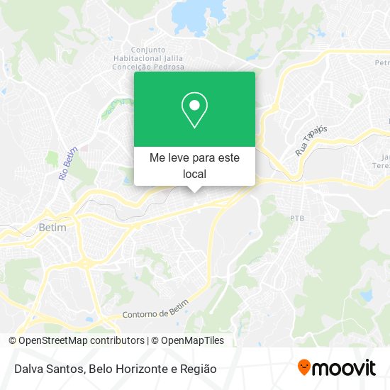 Dalva Santos mapa