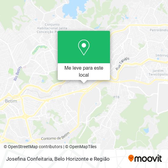 Josefina Confeitaria mapa