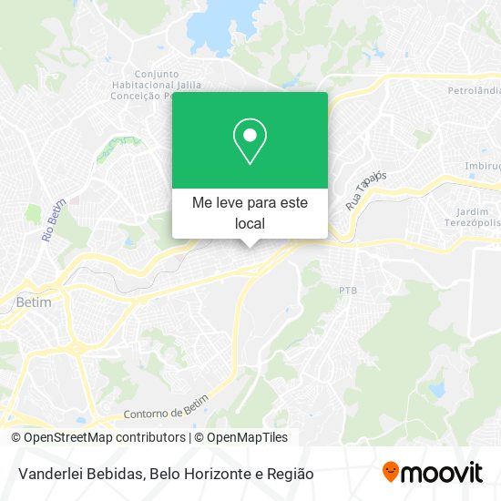 Vanderlei Bebidas mapa