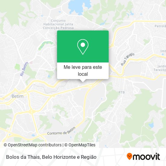 Bolos da Thais mapa